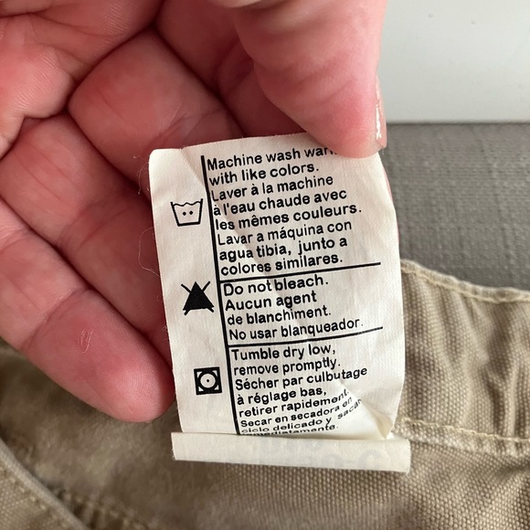 Carhartt Original‎ Fit Work Pants Double Front Straight Leg 14 32 Regular Khaki - Picture 6 of 6